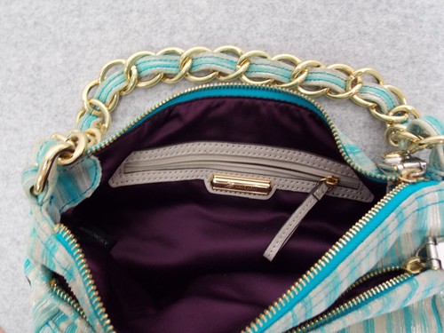 B.MAKOWSKY Blue and white Handbag- Sparkly- Y2K Theme- Authentic - Picture 10 of 20