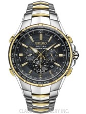 SEIKO COUTURA RADIO SYNC TWO TONE CHRONOGRAPH SSG010