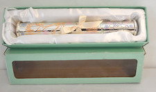 Vintage Pewter Birth Certificate Holder in Original Box