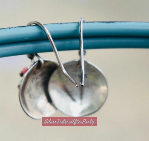 Pendientes colgantes SILPADA W1997 925 plata esterlina cúpula disco cuentas de vidrio lindos - Imagen 4 de 12