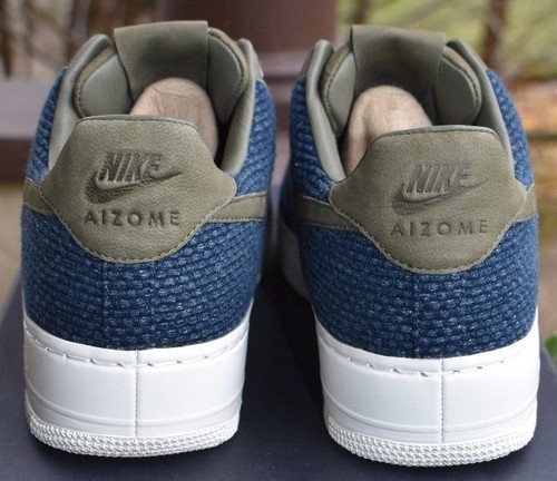 Nike Lab Japan MA5 Air Force 1 Low Aizome ID Pair 27 of 50 made Size US 9 - Picture 5 of 6