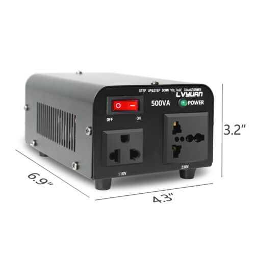 500W Spannungswandler Wandler 220V auf 110V 110V auf 220V Step Up&Down - gebraucht - Bild 2 von 6