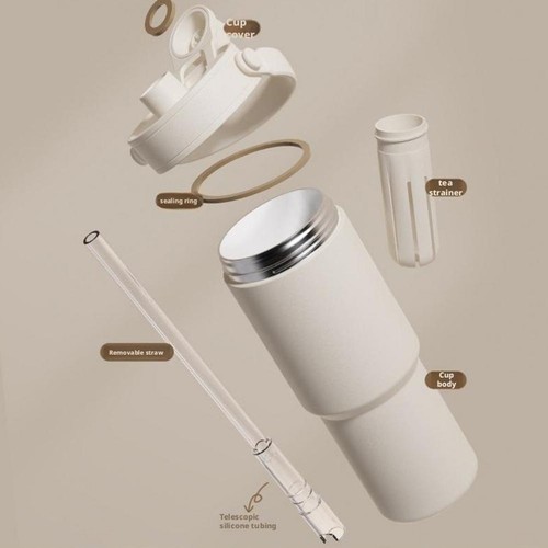 Ceramic Lined Coffee Cup With Large Capacity Insulation Portable 30 Size V8X2 - Picture 10 of 30