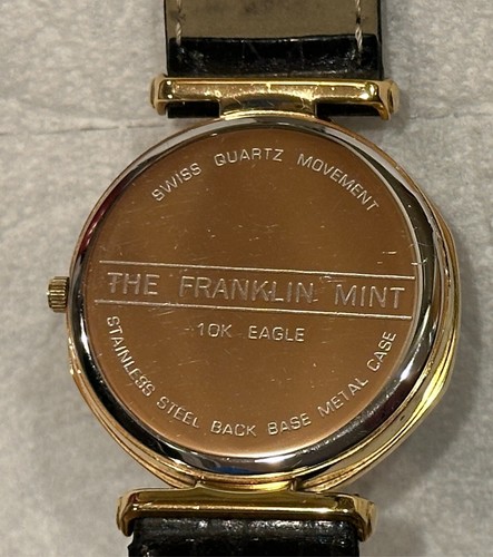 Reloj The FRANKLIN Mint "LAS ALAS DE ORO" 10 QUILATES ÁGUILA caja 33 mm. Usado - Imagen 11 de 12