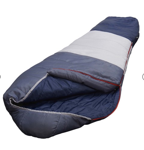 Slumberjack Sky Pond Mummy Sleeping Bag 40F Degrees 34”X88” Double Zipper Cinch - Picture 3 of 7