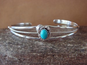 Navajo-Indian-Jewelry-Sterling-Silver-Turquoise-Bracelet-by-J-Largo