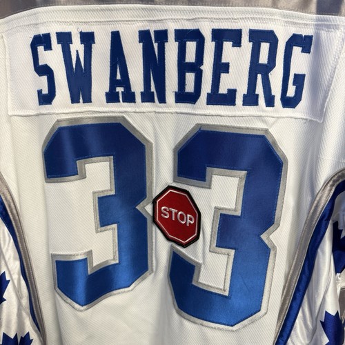 Vintage OT Sports Leafs Jersey 2002 Inaugural Season Swanberg Medium White - Picture 9 of 15