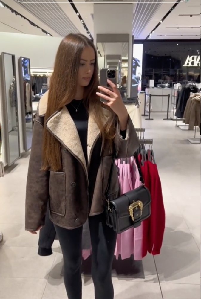 ZARA DOUBLE-FACED JACKET ZW COLLECTION ALL SIZES REF. BROWN