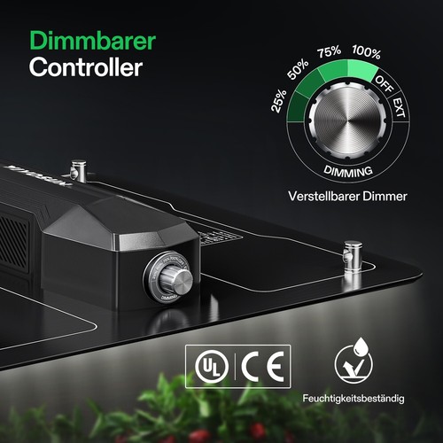 VIVOSUN LED Grow Light Vollspektrum Pflanzenlampe Pflanzenlicht Indoor Garten - Bild 15 von 54