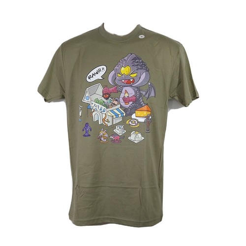 WeLoveFine T-Shirt Little Vicious Ambition Steam Workshop Men Size S Green NEW - Picture 2 of 7