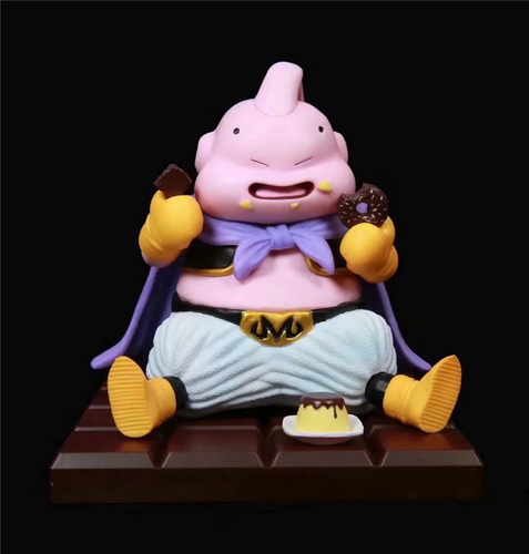 Anime Dragon Ball Z Majin Buu Eat pudding PVC Action Figure Collect Statues Toy