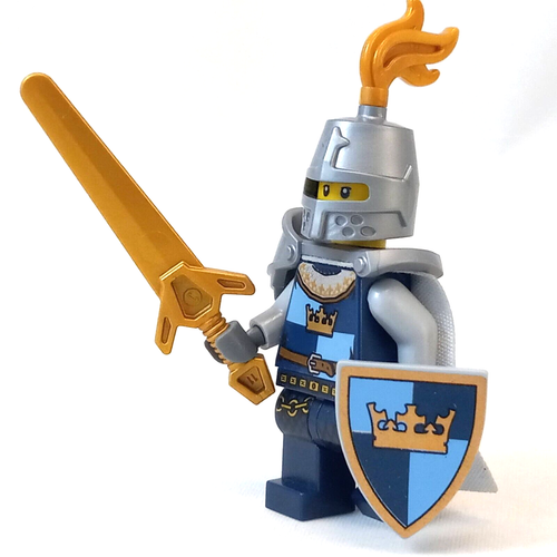LEGO Castillo Reyes Corona Caballero Minifigura 10193 Cuartos 7097 Armadura 7041 BAM - Imagen 5 de 8
