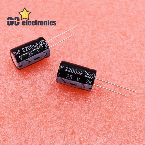 10PCS Electrolytic Capacitors 25V 2200uF Volume 13x21mm 2200uF 25V - Picture 4 of 5