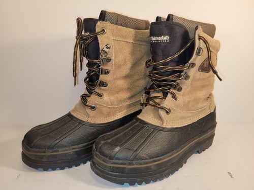 Stivali Rocky Duck uomo 8M marrone metà vitello pelle Thinsulate 600 grammi 7655 - Foto 4 di 8