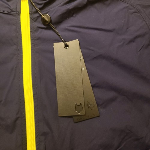 Chaqueta a prueba de viento Greyson Golf grande azul maltés Trailwolf cremallera completa para hombre - Imagen 4 de 16