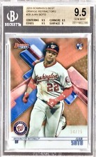 2018 Bowman's Best Rookie #29 Juan Soto BGS 9.5 Orange 04/25