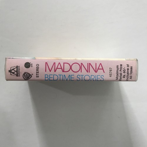Rare Madonna Bedtime Stories India 1994 Cassette Tape Magnasound Tested - Imagen 3 de 11