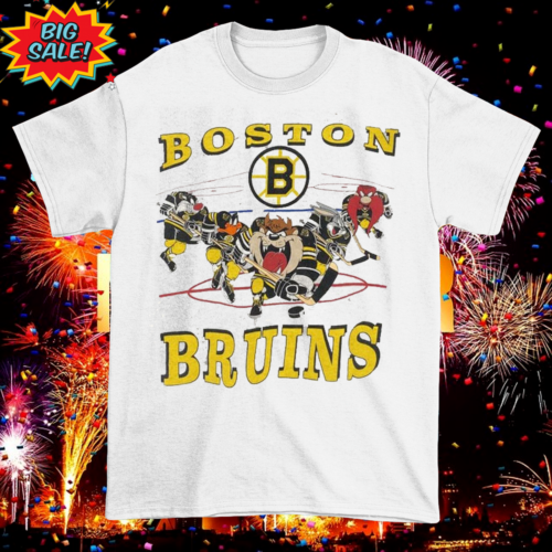Vintage Boston Bruins Men Women Shirt Bruins Hockey Unisex Gift family Shirt NG2 - Picture 1 of 2
