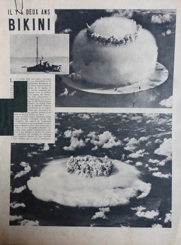 1945 1958 BOMBE ATOMIQUE ATOME HIROSIMA BIKINI 18 JOURNAUX ANCIENS - Imagen 13 de 18