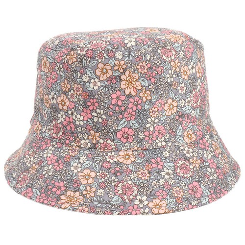 Women Floral Print Floppy Bucket Hat Double-Side Wear Fishing Hiking Sun hat - Bild 6 von 17