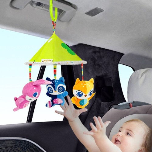 Baby Rattle Toy Pushchair Wind Chime Pram Pendant Crib Hanging Bed Bell - Picture 7 of 9