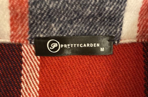 PRETTYGARDEN Women's Plaid Shacket Jacket Casual Button Lapel Tartan Collared - Picture 4 of 8