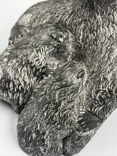 Inuit Speckstein The Wolf Sculptures Bären Mutter mit Jungen Skultpur Handarbeit - Bild 3 von 10