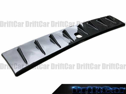 Fit with 08-13 Lancer EVO 10Gen 10TH Carbon Fiber Rear Roof Shark Fins Spoiler - Picture 2 of 4