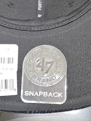 '47 Brand Chicago Cubs Snakeskin Spider Web Leather Bill Hat Cap Snapback NWT - Picture 9 of 12