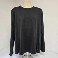 REI COOP Mens Shirt X-Large Base Layer Long Sleeve Gray Outdoors Hiking Stretch