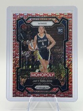 ❤️💰2024 WNBA Panini Monopoly Prizm - Jacy Sheldon Red Millionaire /100 #67 RC!