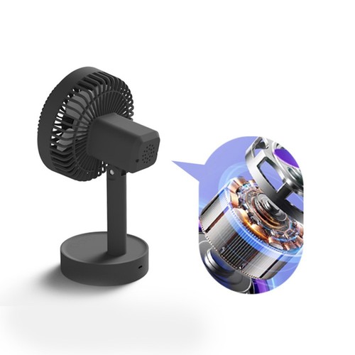 Portable 100 Speed Desktop Fan with Oscillation for Comfortable Airflow - Photo 5/13