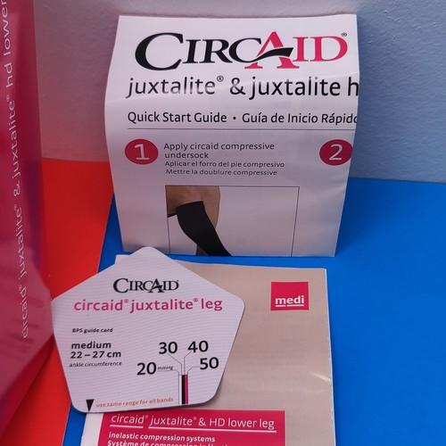 Envoltura de compresión Circaid Juxtalite HD limpia para la parte inferior de la pierna larga 33 cm mediana CJL1L002 - Imagen 5 de 13
