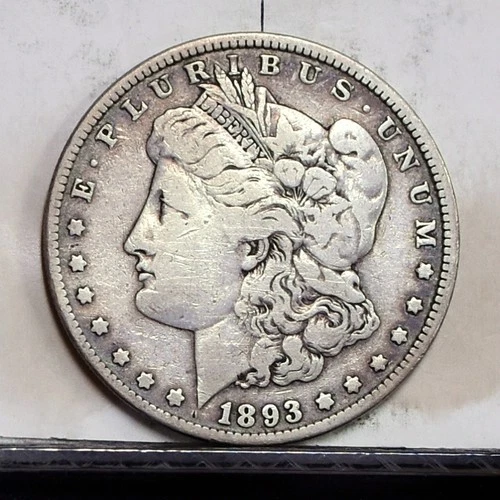 1893  Morgan Dollar - Fine Details, Old Cleaned (#61355-L)