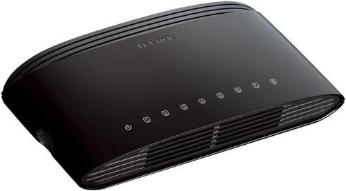 D-Link DES-1008D 8-Port Fast Ethernet Unmanaged Desktop Switch, Hub, Internet Sp - Picture 2 of 3