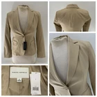 Banana Republic Blazer Women Sz. 0 Tan Cotton Stretch 2B 1V NWT $168 YGI Y1-925