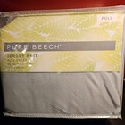 🔥Pure Beech Jersey Knit Sheet Set Full Size 100% Modal Blue, Rare New 4 Pc