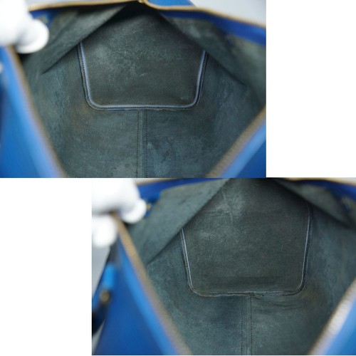 Bolso de Viaje Louis Vuitton Epi Keepall 50 Toledo Azul Boston M42965 Excelente - Imagen 9 de 10