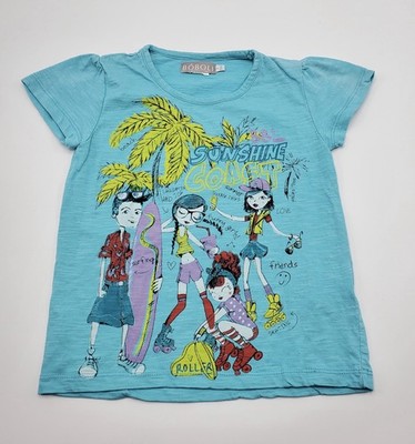 BOBOLI Girls  100% Cotton T-Shirt Size 4 Years Pre-owned