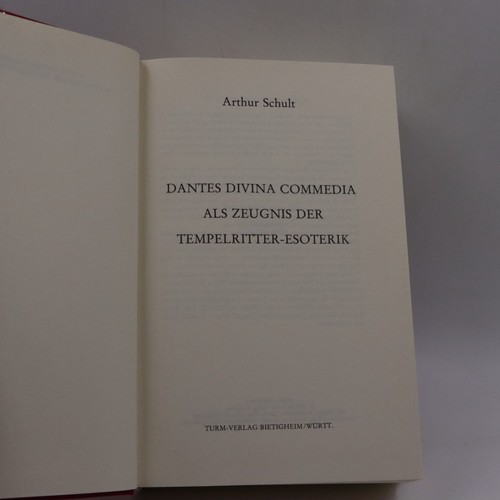Arthur Schult - Dantes Divina Commedia als Zeugnis der Tempelritter-Esoterik - Bild 3 von 6