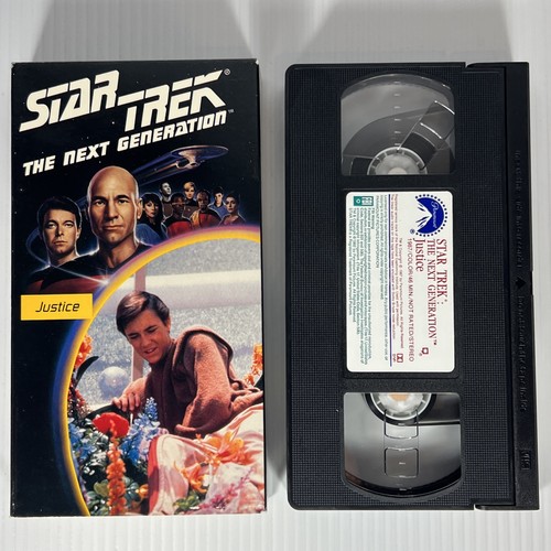 Star Trek Next Generation (VHS, 1987) Season 1 Episode 1 Paramount - Picture 3 of 6