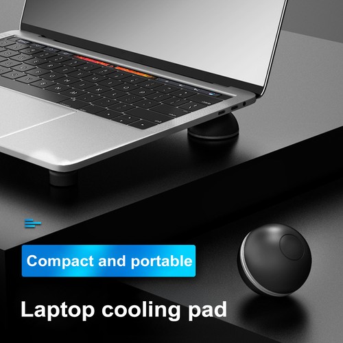 Laptop Pad Silicone Stand Compact Portable with Adjustable Non-slip Bracket - Afbeelding 3 van 12