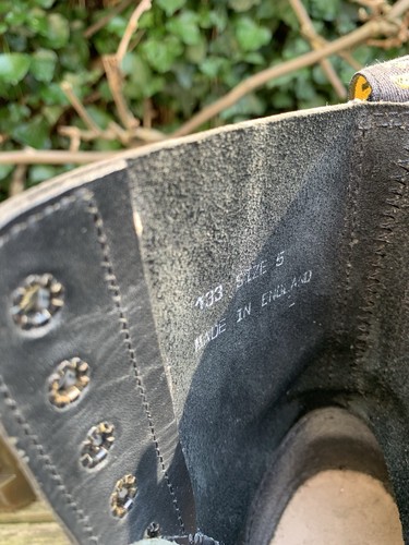 Dr. Martens 1490 Steel Toe Made In England Black Vintage 10 Ösen UK 5 EU38 - Bild 15 von 15