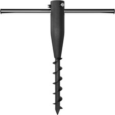 Umbrella Sand Anchor,Heavy Duty Steel No Dig Beach Sand Ground Anchor,Windproof