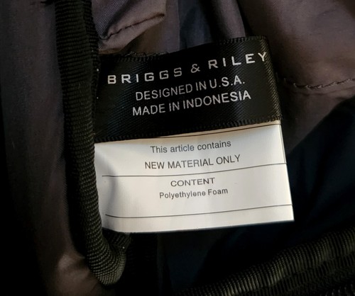 Briggs & Riley ZDX Series 24" Large Travel Duffle Ocean Blue ZXD175-26 *Missing - Picture 9 of 18