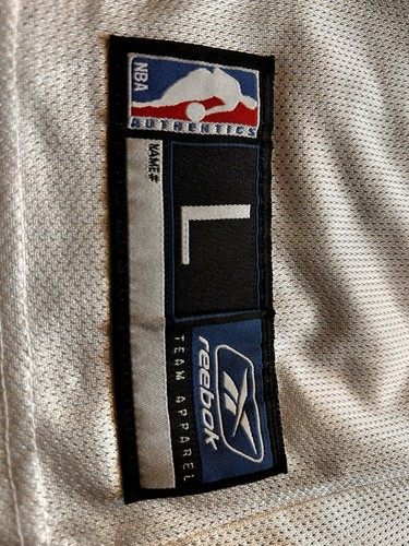 Dirk Nowitzki Large Dallas Mavericks Home Basketball Jersey White Reebok NBA - Picture 4 of 4