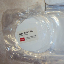 Coors, SuperStrates 996 Alumina Ceramic Substrate Grade 4 Inch Dia. x 0.025