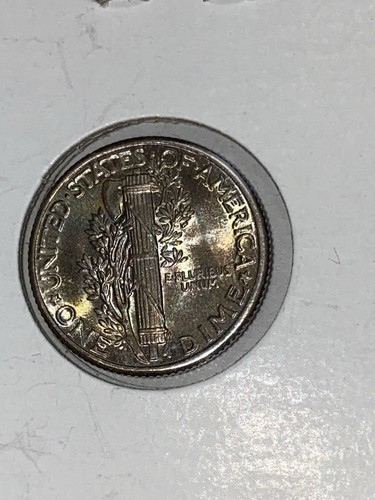 1936 P Mercury Dime CHOICE BU And Toned Set Of 2 - Picture 12 of 14