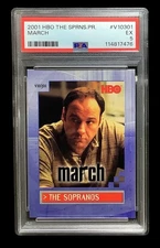 2001 HBO promos #V20301 the sopranos; sweepstakes SSP promo rookie PSA 5  (RARE)