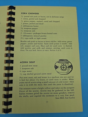 Hon-Dah a la Fiesta Cook Book 1968 Mexican & Indian Heritage Recipes Girl Scouts - Foto 10 di 11
